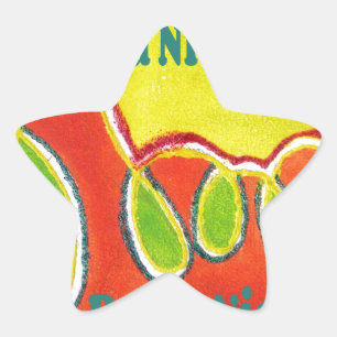 Een fijne dag en een betere nacht met dankbaarheid ster sticker