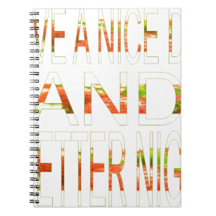 Een fijne dag notitieboek