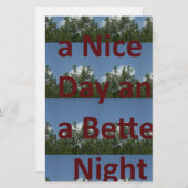 Een fijne dag.png briefpapier (Voorkant / Achterkant)