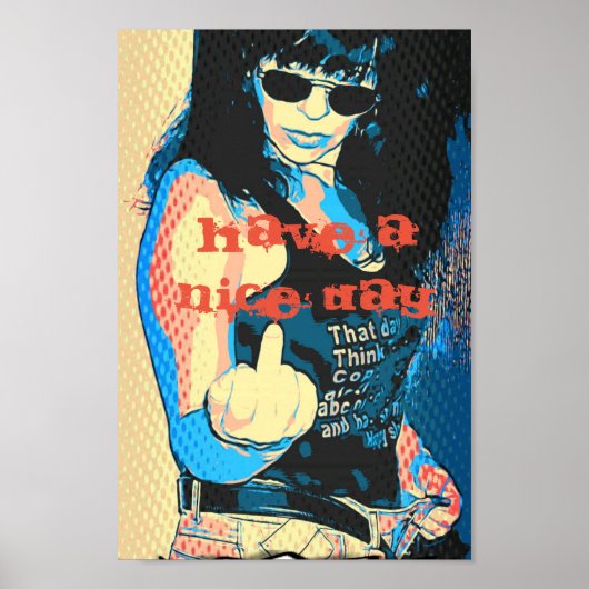 Een fijne dag poster (Voorkant)