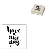 Een fijne dag 	rubberstempel (Gestempeld)