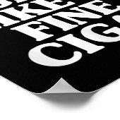 Een fijne Vaderdag igar roker Poster (Hoek)