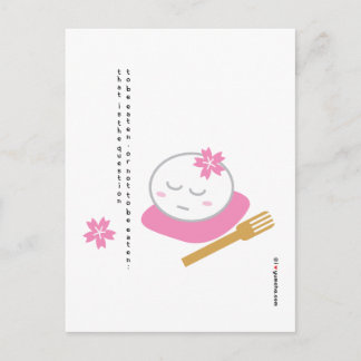 Eén filosofisch Mochi Briefkaart