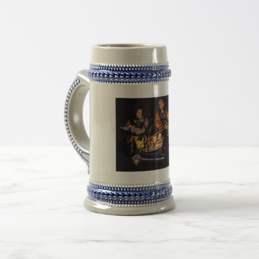 Een filosoof die lesgeeft over het Ordrery zonnest Bierpul (Voorkant links)