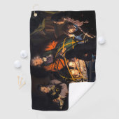 Een filosoof die lesgeeft over het Ordrery zonnest Golfhanddoek (Insitu)