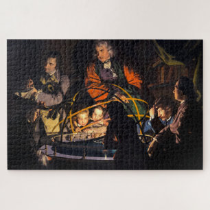 Een filosoof die lesgeeft over het Ordrery zonnest Legpuzzel