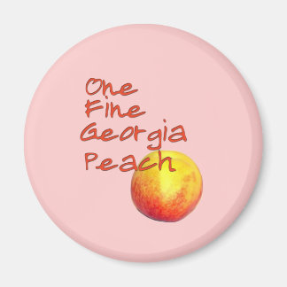 Eén Fine Georgia Peach Magneet