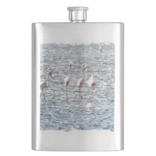 Een flamboyant stukje flamingo's flacon