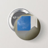 Een flard van Sky Ronde Button 5,7 Cm (Voorkant /achterkant)