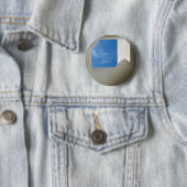 Een flard van Sky Ronde Button 5,7 Cm (In situ)