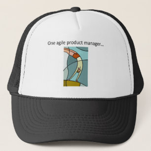 Eén flexibele productmanager... trucker pet
