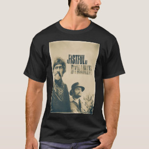 Een flits met Dynamiet Retro-Poster T-shirt