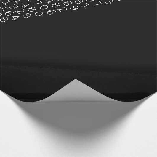 Een flitsachtig segment van Pi Cadeaupapier (Hoek)