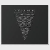 Een flitsachtig segment van Pi Cadeaupapier (Vlak)