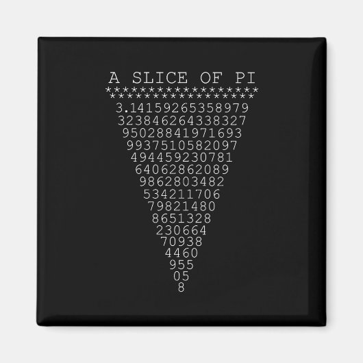 Een flitsachtig segment van Pi Magneet (Voorkant)