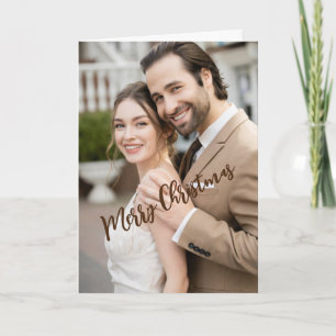 Een formele kerstgroet, 5" x 7" gevouwen kaart