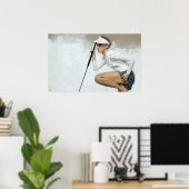Een foto opmaken - Golf Canvas Art Print (Thuiskantoor)