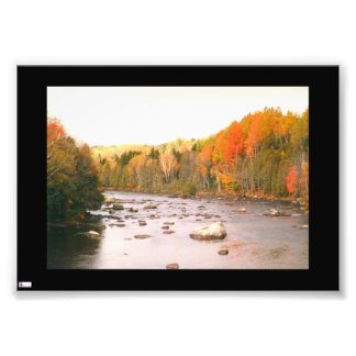 Een foto van de Herfst Stream Foto Afdruk