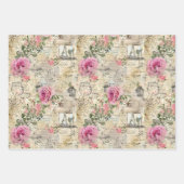 Een Franse Ephemera Design Series 1 Inpakpapier Vel (Voorkant 2)