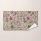 Een Franse Ephemera Design Series 24 Bad Handdoek (Handdoek)
