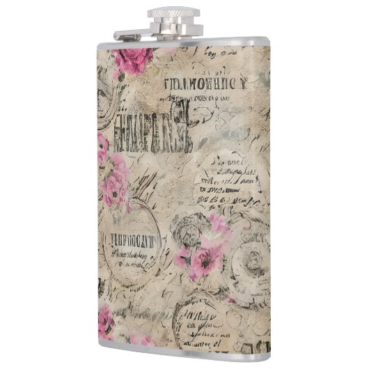 Een Franse Ephemera Design Series 24 Heupfles (Links)