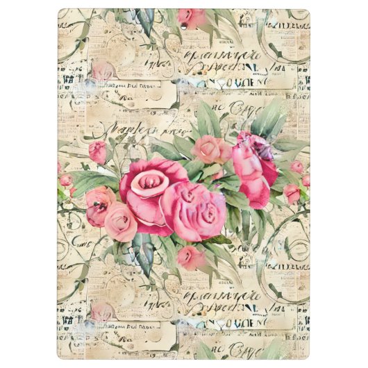 Een Franse Ephemera Design Series 26 Klembord (Achterkant)