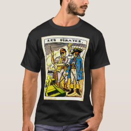 Een  Franse piratenillustratie T-shirt