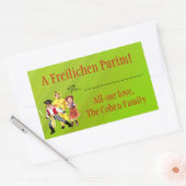Een Freilichen Purim label (Envelop)