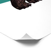 Een functionele volwassene is overmatig brontosaur perfect poster (Hoek)