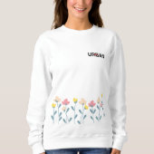 Een Fusion van Flora en Urban Design sweatshirt (Voorkant)