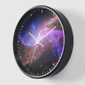 Een galactisch licht Show in spiraalvormige sterre (Hoek)