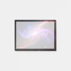 Een galactisch licht Show in spiraalvormige sterre Post-it® Notes