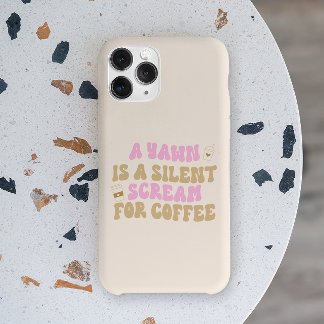 Een gangetje is een stille schreeuw om de koffiero iPhone 13 pro hoesje