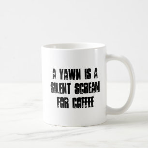 Een gangetje is een stille schreeuw om koffie koffiemok