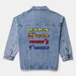 Een garnaal Twee Garnalen Denim Jacket