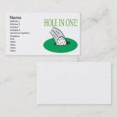 Eén gat visitekaartje (Voorkant / Achterkant)