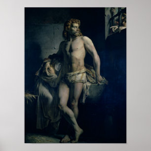 Een Gaul en zijn dochter gevangen gezet in Rome, 1 Poster