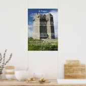 Een gebed in een kasteel Posters (Keuken)