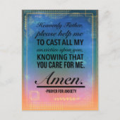 Een gebed voor angst Briefkaart (Voorkant)