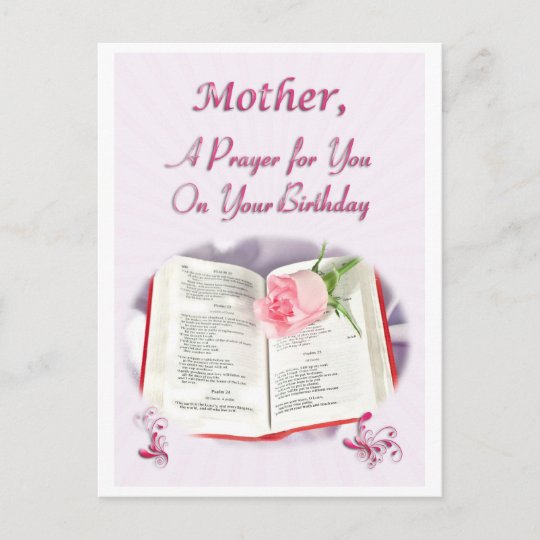 landen Duur Assortiment Een gebed voor een moeder op haar verjaardag briefkaart | Zazzle.be