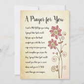 Een gebed voor je Kaart (Voorkant)