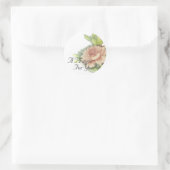 Een gebed voor jou! Sticker-Cust. Ronde Sticker (Tas)