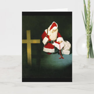 Een gebed voor Kerstmis Feestdagen Kaart