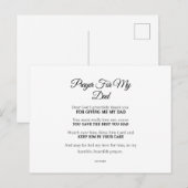 Een gebed voor mijn vader briefkaart (Voorkant / Achterkant)