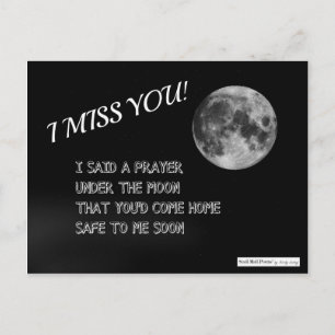 Een gebeden gedicht om veilig thuis te komen met e briefkaart