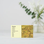 Een gebied van Gele Bloemen door Vincent van Gogh Visitekaartje (Staand voorkant)