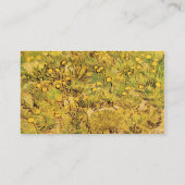 Een gebied van Gele Bloemen door Vincent van Gogh Visitekaartje (Achterkant)
