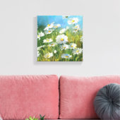 Een gebied van Witte Dagen Canvas Afdruk (Insitu (Woonkamer))