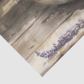 Een gebonden Lavendel Serie Ontwerp #3 Tissuepapier (Detail)