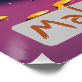 Een gebroken ei perfect poster (Hoek)